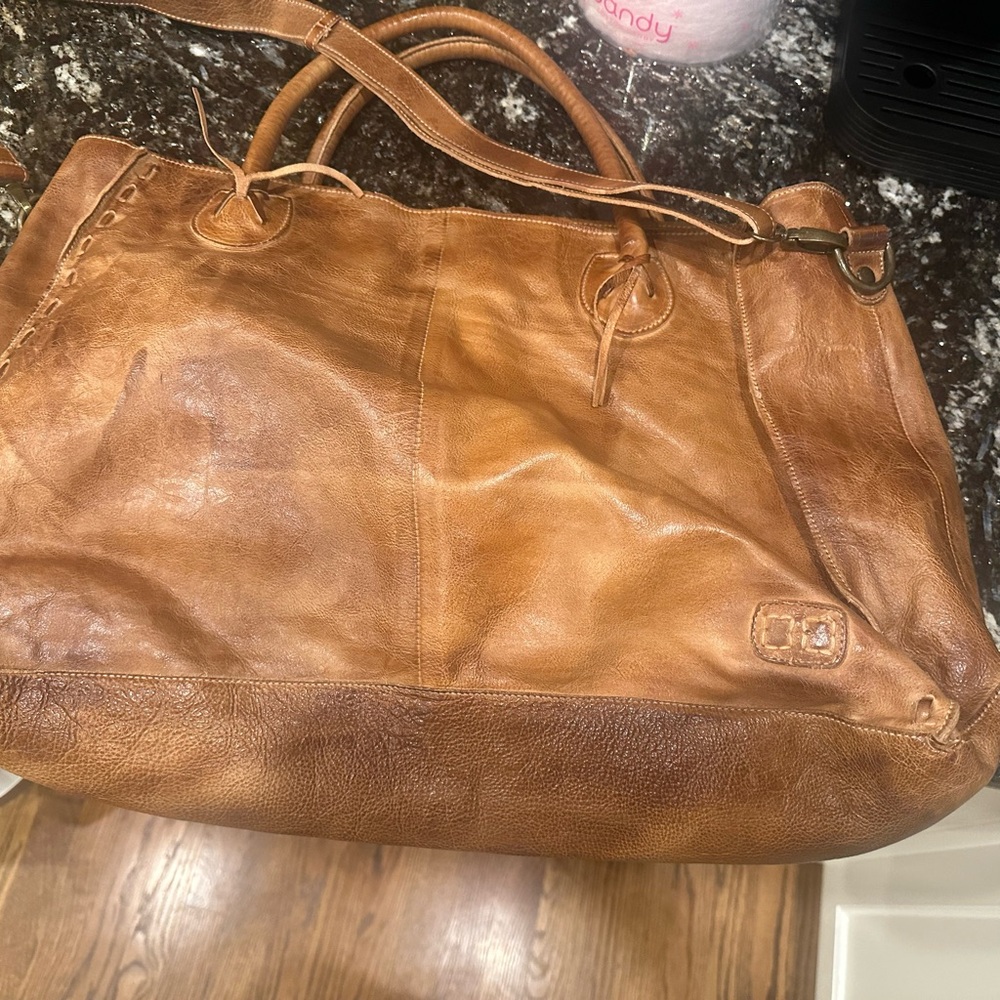 Bed Stu Brown Leather Tote
